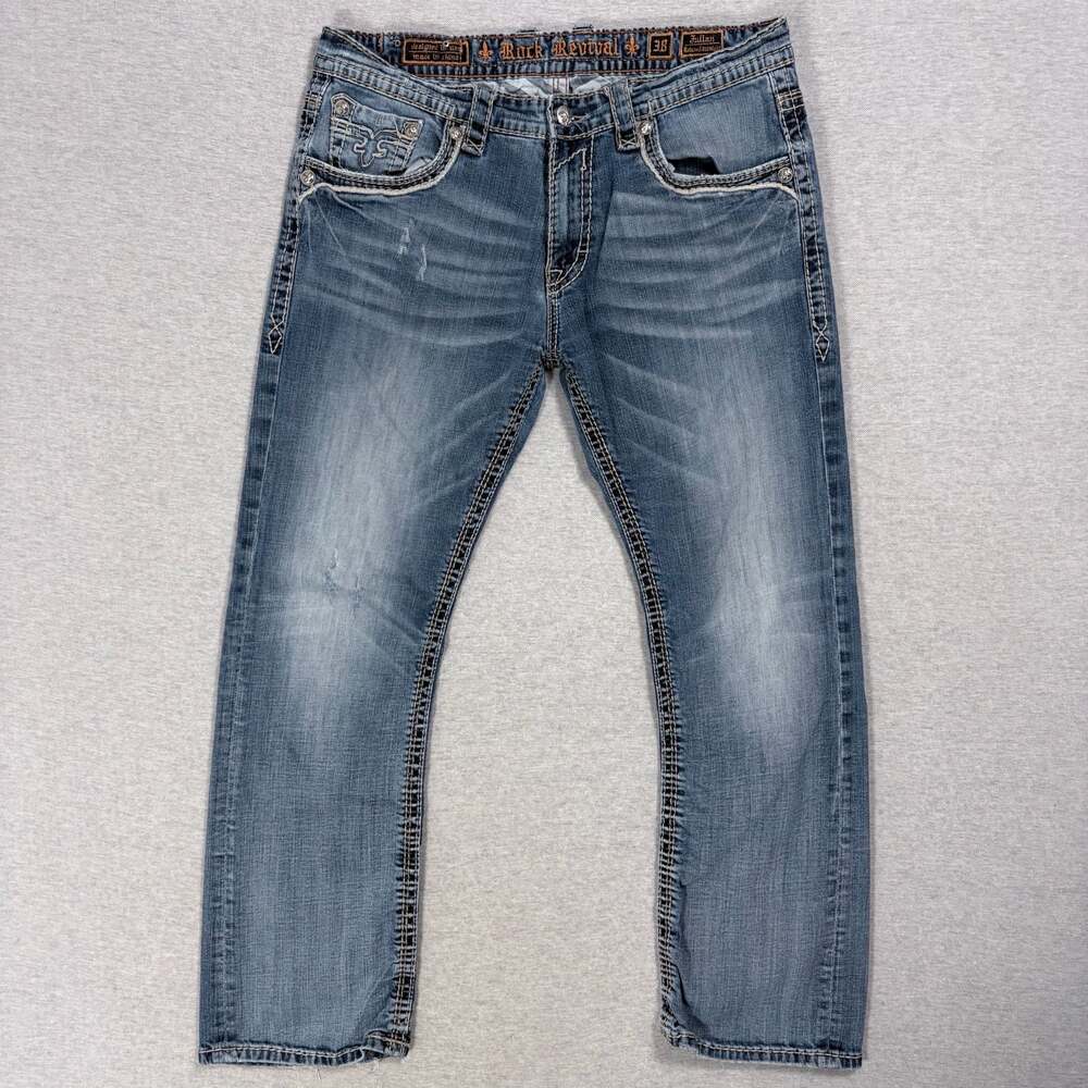 Rock Revival Julian Relaxed Straight Jeans